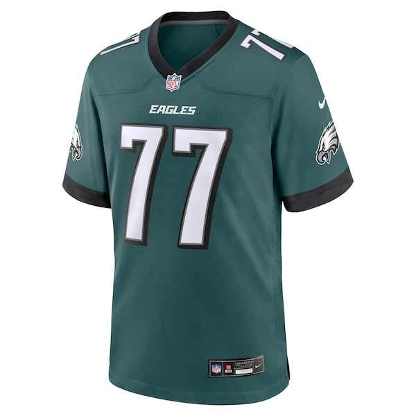 Mekhi Becton Philadelphia Eagles Nike Team Game Jersey - Midnight Green