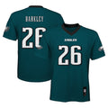 Saquon Barkley Philadelphia Eagles Youth Replica Player Jersey - Midnight Green