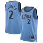Kawhi Leonard LA Clippers Nike Unisex 2024/25 Swingman Player Jersey - City Edition - Light Blue
