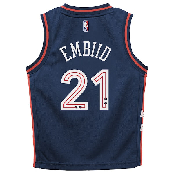 Joel Embiid Philadelphia 76ers Nike Preschool  Swingman Replica Jersey - City Edition - Navy