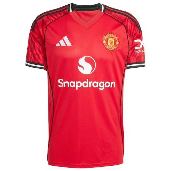 Manchester United adidas Home 2025/26 Replica Jersey - Red/White