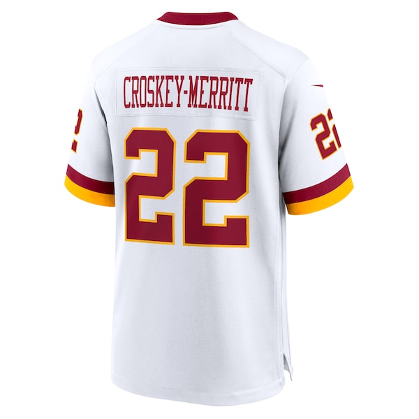 Jacory Croskey-Merritt Washington Commanders Nike Game Super Bowl Era Jersey - White