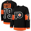 Carter Hart Philadelphia Flyers adidas Alternate Primegreen Authentic Player Jersey - Black