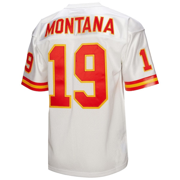 Joe Montana Kansas City Chiefs 1994  Authentic Throwback Retired Player Jersey - White