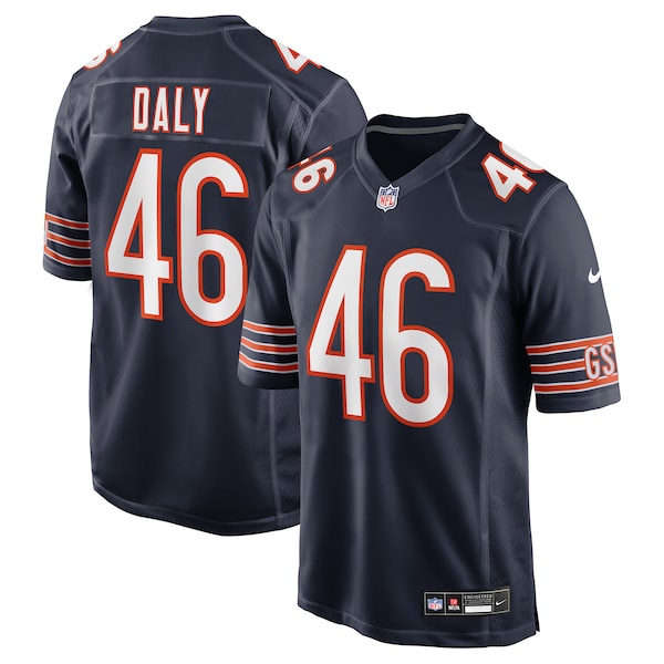 Scott Daly Chicago Bears Nike Team Game Jersey -  Navy