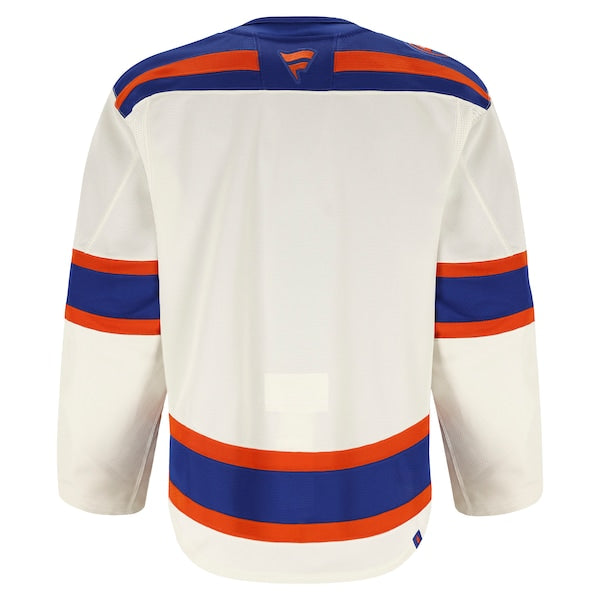 Edmonton Oilers  Alternate Authentic Pro Jersey - Light Beige/Royal