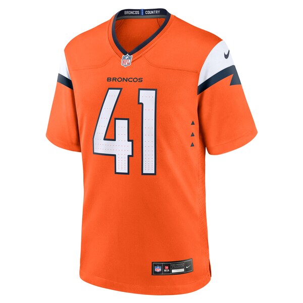 Drew Sanders Denver Broncos Nike Team Game Jersey -  Orange