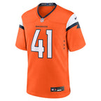 Drew Sanders Denver Broncos Nike Team Game Jersey -  Orange