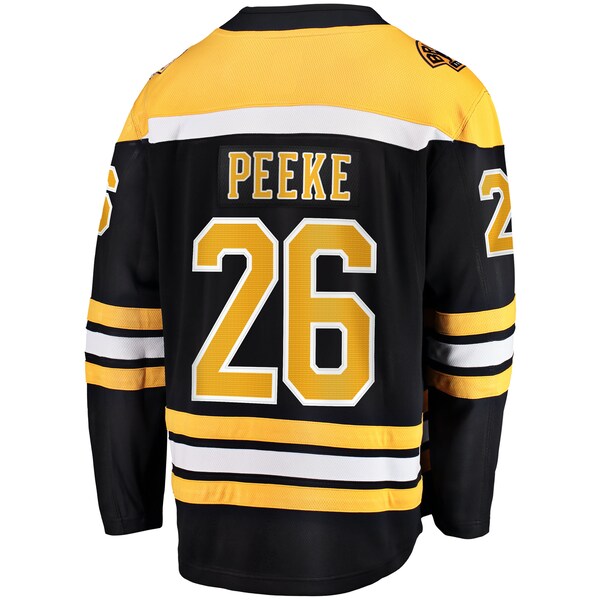 Andrew Peeke Boston Bruins  Home Breakaway Jersey - Black