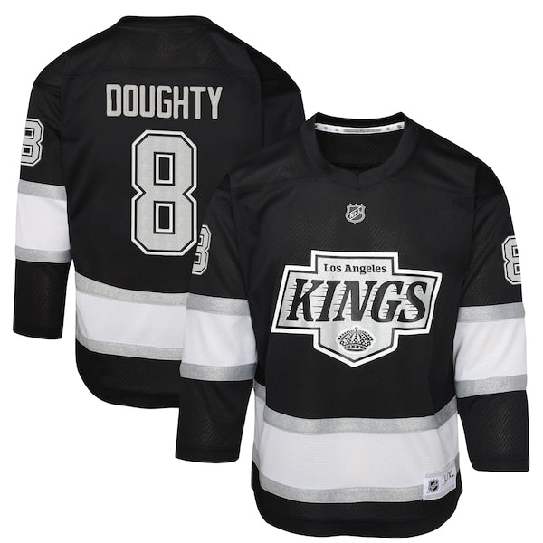 Drew Doughty Los Angeles Kings Outerstuff Youth Home Replica Player Jersey - Black