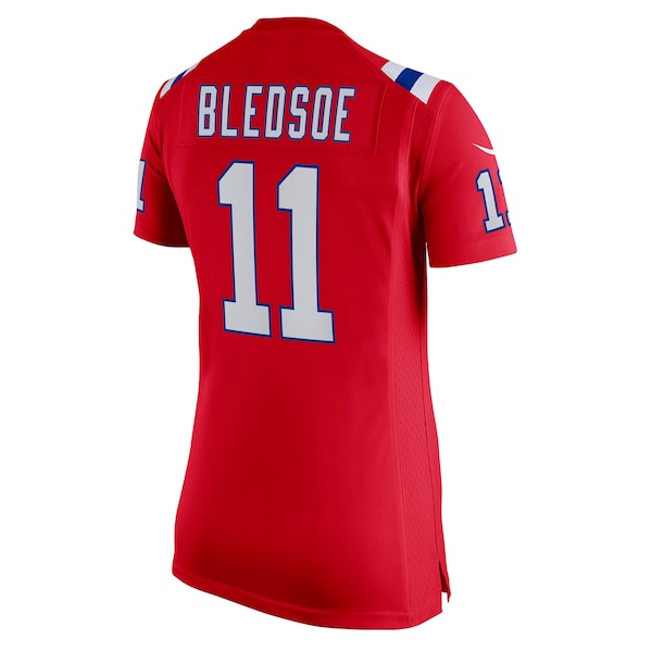 Drew Bledsoe New England Patriots Nike Women's Retired Game Jersey - Red/Navy