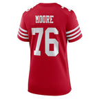 Jaylon Moore San Francisco 49ers Nike Women's  Game Jersey -  Scarlet