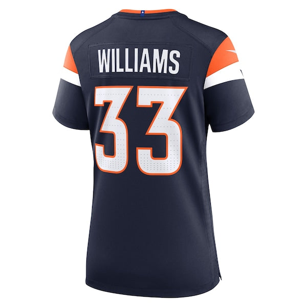 Javonte Williams Denver Broncos Nike Women's Alternate Game Jersey - Navy
