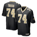 Xavier Truss New Orleans Saints Nike Team Game Jersey -  Black