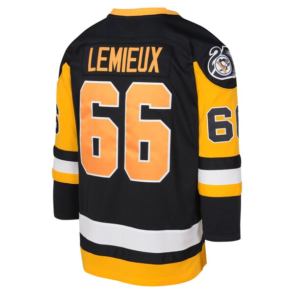 Mario Lemieux Pittsburgh Penguins Youth 1991-92 Blue Line Player Jersey - Black