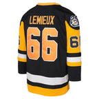 Mario Lemieux Pittsburgh Penguins Youth 1991-92 Blue Line Player Jersey - Black