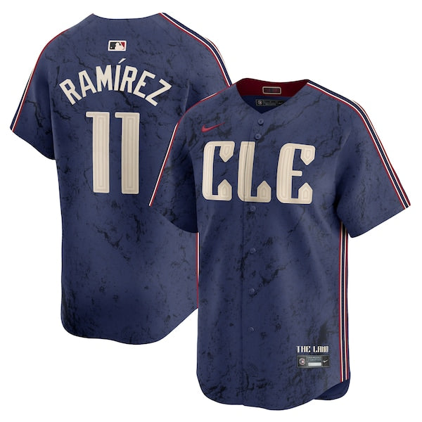 José Ramírez Cleveland Guardians Nike 2024 City Connect Limited Jersey - Navy