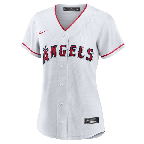 Los Angeles Angels Nike Women's #1 Mom Home Replica Jersey - White