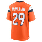 Ja'Quan McMillian Denver Broncos Nike Team Game Jersey -  Orange