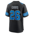 Jahmyr Gibbs Detroit Lions Nike 2nd Alternate Game Jersey - Black