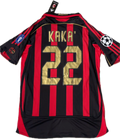 Kaka AC Milan 06-07 Retro Vintage Soccer Jersey Champions League UCL - Red/Black
