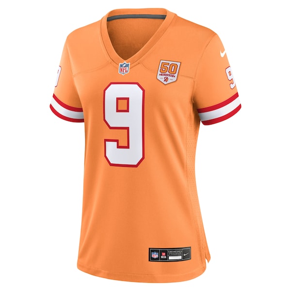 Emeka Egbuka  Tampa Bay Buccaneers Nike Women's 50th Season Game Jersey - Creamsicle/White/Red