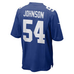 Dyontae Johnson New York Giants Nike Team Game Jersey -  Royal