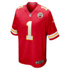 Xavier Worthy Kansas City Chiefs Nike 2024 NFL Draft First Round Pick Player Youth Game Jersey - Red