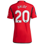 Diogo Dalot Manchester United adidas 2023/24 Home Authentic Player Jersey - Red/Green