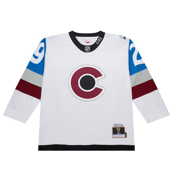 Nathan MacKinnon Colorado Avalanche 2016-17 Power Play Jersey - White
