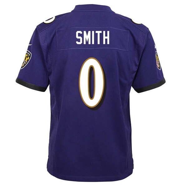Roquan Smith Baltimore Ravens Nike Youth Team Player Game Jersey - Purple