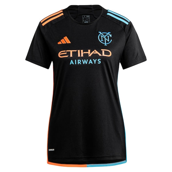 Thiago Martins New York City FC adidas Women's 2024 24/7 Kit Replica Player Jersey – Black