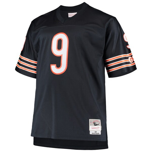 Jim McMahon Chicago Bears Big & Tall 1985 Retired Player Replica Jersey - Navy