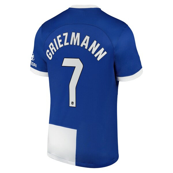 Antoine Griezmann Atletico de Madrid Nike 2023/24 Away Stadium Replica Jersey – Royal
