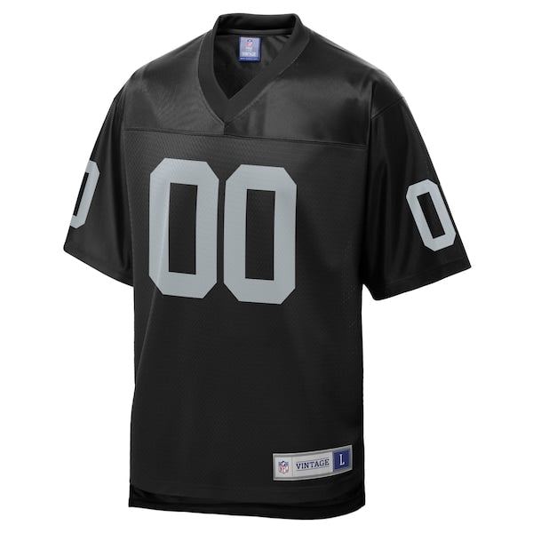 Jim Otto Oakland Raiders NFL Pro Line Retired Player Replica Jersey - Black/White