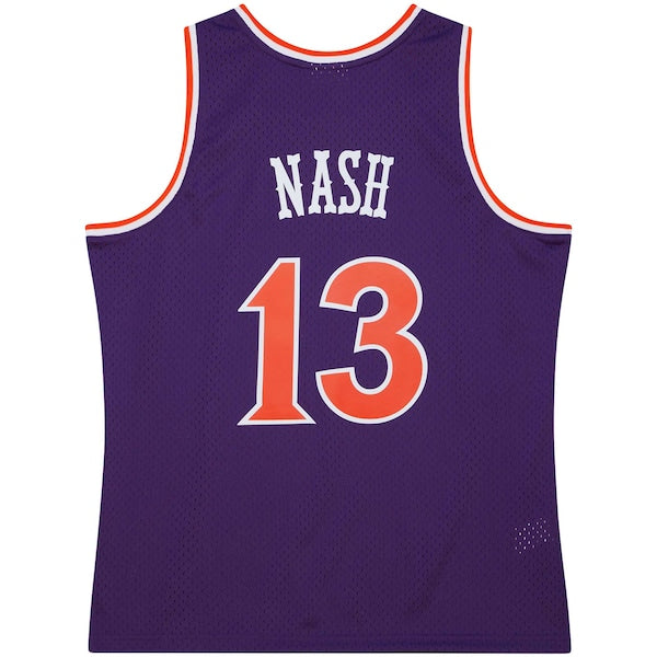 Steve Nash Phoenix Suns 2001/02 Hardwood Classics Swingman Jersey - Purple/White