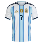 Rodrigo De Paul Argentina National Team adidas 2026 Home Replica Jersey - White