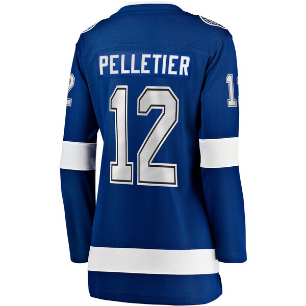 Jakob Pelletier Tampa Bay Lightning  Women's Home Breakaway Jersey - Blue
