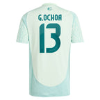 Guillermo Ochoa Mexico National Team adidas 2024 Away Replica Player Jersey - Green/Burgundy
