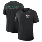 Kansas City Chiefs Nike Tall 2025 NFL Crucial Catch Tri-Blend Dri-FIT T-Shirt - Black