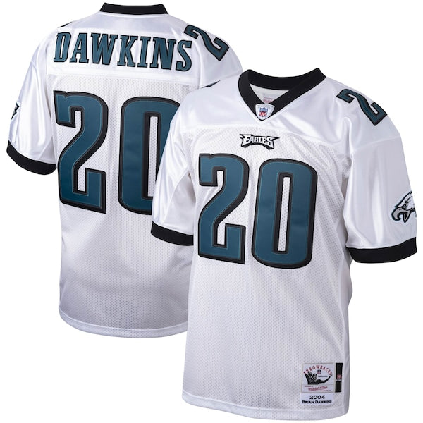 Brian Dawkins Philadelphia Eagles 2004 Authentic Throwback Retired Player Jersey - White/Black