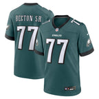 Mekhi Becton Sr. Philadelphia Eagles Nike Game Jersey - Midnight Green
