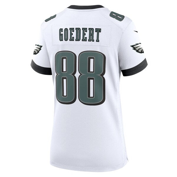 Dallas Goedert Philadelphia Eagles Nike White Game Jersey - White/Black/Green