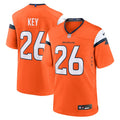 Devon Key Denver Broncos Nike Team Game Jersey -  Orange