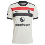 Manchester United adidas Originals  2024/25 Third Custom Authentic Jersey - Cream/Red/Navy