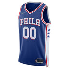 Philadelphia 76ers Nike 2021/22 Diamond Swingman Custom Jersey - Icon Edition - Royal