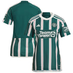 Manchester United adidas Women's 2023/24 Away Replica Jersey - Green