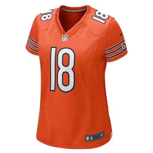 Caleb Williams Chicago Bears Nike Women's Alternate 2024 NFL Draft Game Jersey - Orange