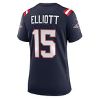 Ezekiel Elliott New England Patriots Nike Women's Game Player Jersey - Navy/Red/White