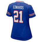 Mike Edwards Buffalo Bills Nike Women's Team Game Jersey -  Royal